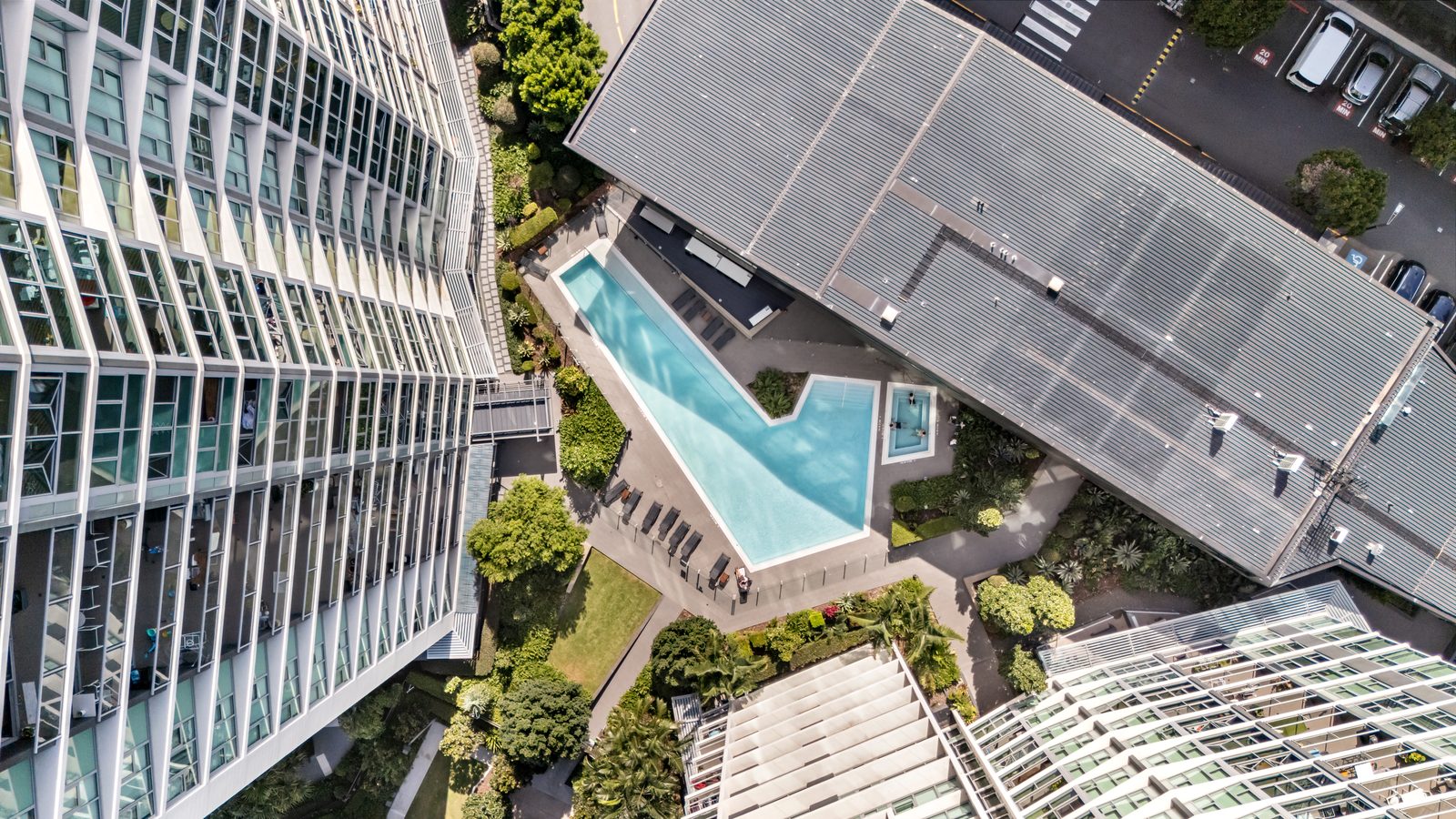 Aerial view for Combe Forte package